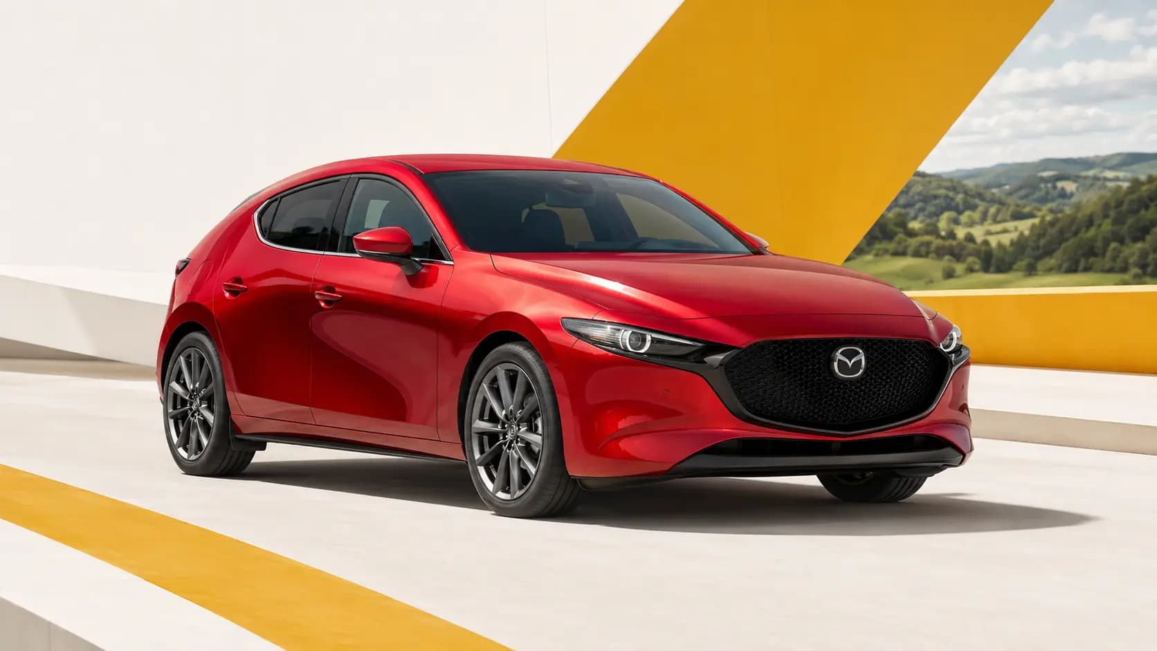 Mazda moderne roulant au Luxembourg