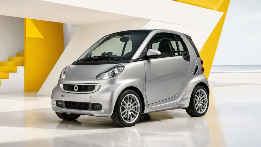 smart fortwo vue de trois quarts avant